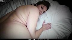 Stepmom Sovereign Syre rips stepson's pants and sucks his big cock in fantasy