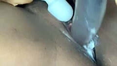 Horny Woman With Creamy Pussy Achieves Intense Squirting Orgasm