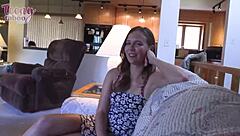 Seth brogan fucks couch-surfing nympho stella sedona with doggystyle and muff diving.