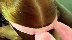 Sara Apollo receives chocolate carrot and her husband helps with big black cock