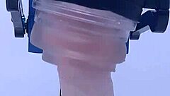 Rubjoy uses fleshlights on stunt cock