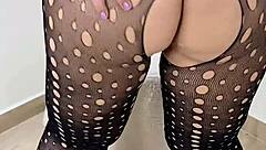 mature latina milf with big tits and ass seduces for homemade creampie