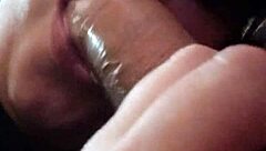 Latina milf deepthroating favorite cock