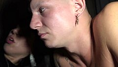 A Huge Load Of Sperm In The Tight Pussy Of A Whore Wife In Front Of Her Cuckold Husband