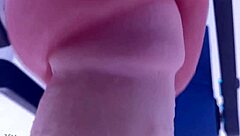 Rubjoy uses fleshlights on stunt cock