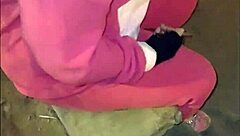 Harassing Mature Venezuelan Big Ass in Lima Streets Dressed as Stitch Bride Anal