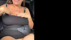 Crazy Latina hijastra worships big ass in supermarket