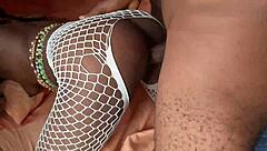 Skinny Beauty with Small Waist Begs for Cum Inside