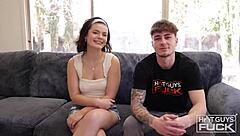 Thick Cock Jock Pounds Tiny Latina Pussy Hard