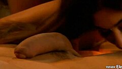 Blowjob from Exotic Lands with Indian Milf Brunette