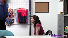 Hidden Cam Catches Petite Babe Bent Over And Penetrated In Shop