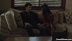 ana foxxx rides huge white dick rough and crazy