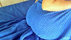 Gorgeous tanned latina amateur rubs her wet pussy in homemade reality scene.