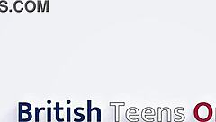 british redhead in lingerie gets teased to orgasm