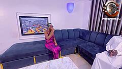 Fat Ebony Kate Blows Monster Cock Over Phone