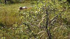 Pervert Jerks Off to Naked Blonde on Beach
