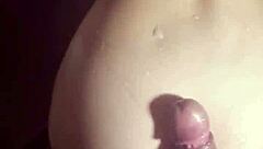 male squirts in his own face after orgasm torture