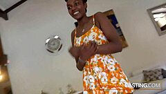 Ebony Model Feels Deepthroat Cum Explosion