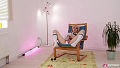 Blonde Jane White Uses Dildo on Wet Pussy