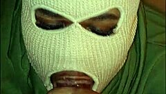 Super Sloppy Deep Throat Blowjob From Masked Girl