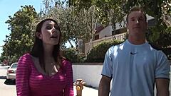 Rucca page rides on the bed