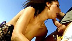 Blooming Teen 18+ with Sexy Body Gets Fucked in Doggystyle and Rides Hard