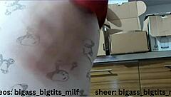 Mature Woman Masturbates In Pajamas With Camel Toe