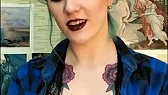 stunning babe edges her friend's cock with femdom tease