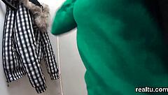 Striking czech teen 18+ tempted in the mall and banged in pov