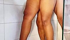 First bathroom fuck with roommate