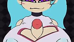 Sky finally gets titty fuck and blowjob with monster cock