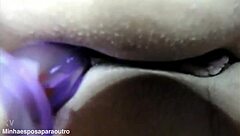 My wife plays with butt plug with 21 year old