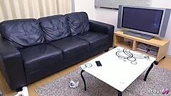 Japanese step-mom seduces classmate for rough, hairy quickie sex