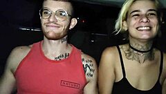 I paid the uber ride with deepthroat blowjob and spitting on cock