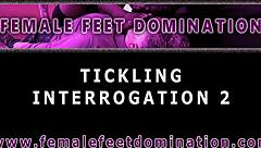 I'm a redhead bound for foot tickling by a sadistic mistress.