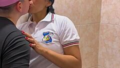 Hot Students Caught Having Sex In School Bathroom.