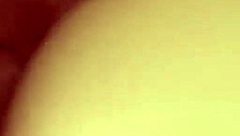 Petite 18+ fat amateur's hairless pussy fucked and creampied with moaning cumshot