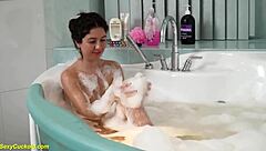 teen katty west masturbating in the bathtub