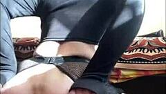 beauty put on a show with two dicks perfect ass