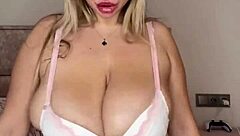 milf with huge natural tits jumps on cock