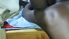 African mature black male licking hairy pussy full clip on red