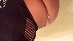 Retro BBW Ebony Teases and Rips Clothes!
