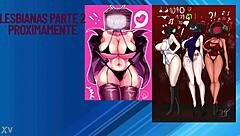 Cute Teen Lesbians Share Emotional Moments In Rule34 Images