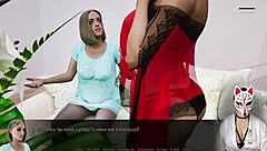 Blonde secretary's upskirt in office?