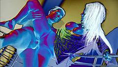 tiny cytheria fucks and squirts until he cums 😍