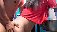 beautiful mexican amateur gets fucked while washing the dishes in this remake