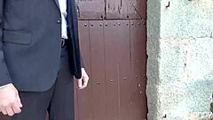 Horny hotelier seduces tattooed milf