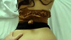 Asian Babe Takes White Dick Raw On First Tinder Date!