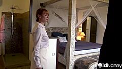 Horny hotelier seduces tattooed milf