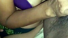 Latina Neighbor Calls Old Man to Suck Cock Because Cuckold Husband Can't and Likes Watching